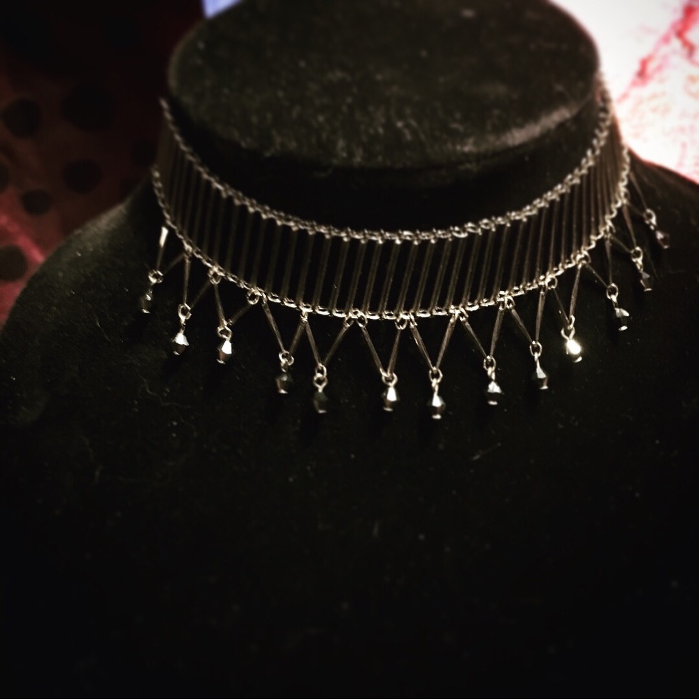 Stevie Nicks inspired bangle choker statement